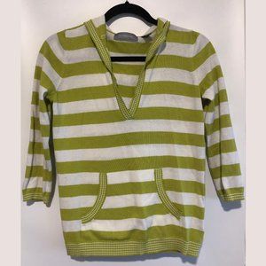Liz Claiborne Striped Hooded Summer/Spring Sweater